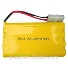 Ni-CD AA battery pack 9.6V 700mah